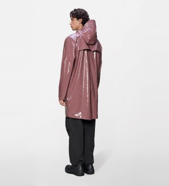 Rains Chaqueta Long rosa