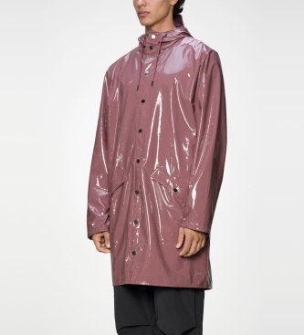 Rains Chaqueta Long rosa