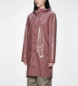 Rains Chaqueta Long rosa
