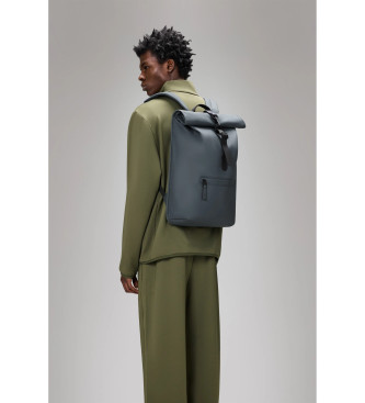 Rains Rolltop rugzak blauw