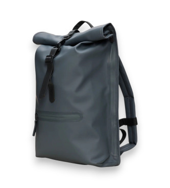Rains Rolltop rugzak blauw