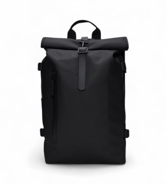 Rains Rolltop Rucksack Large svart