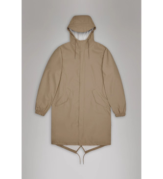 Rains Parka beige  queue de poisson