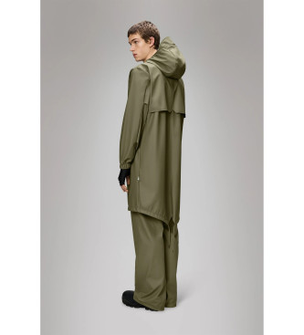 Rains Parka en queue de poisson vert