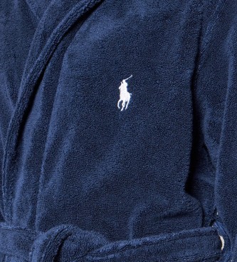 Ralph Lauren Accappatoio con logo blu navy