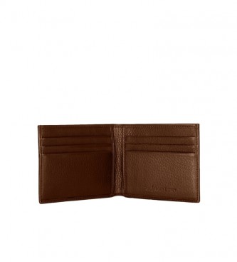 Polo Ralph Lauren Brown logo leather wallet