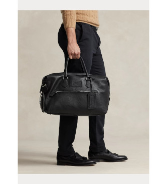 Polo Ralph Lauren Black grained leather bag