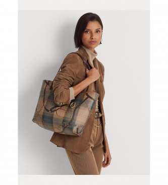 Polo Ralph Lauren Grand sac fourre-tout rversible, brun, imprim