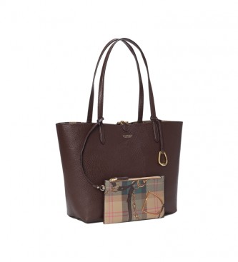 Polo Ralph Lauren Large reversible tote bag, brown, printed