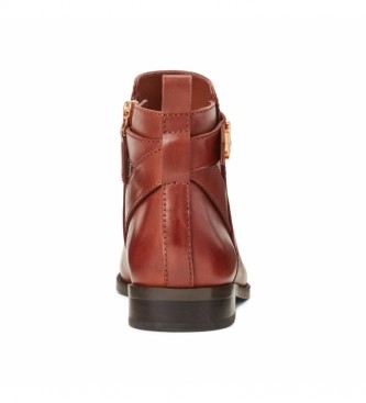 Ralph Lauren Brown Bonne leather ankle boots 