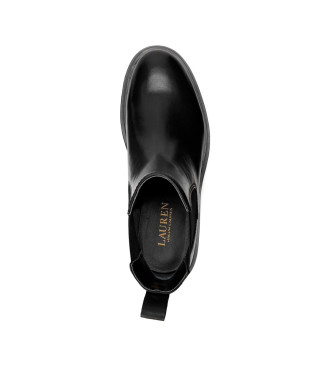 Polo Ralph Lauren Corinne Leather Ankle Boots noir