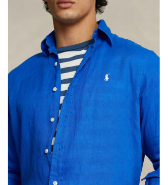 Polo Ralph Lauren Dopasowana koszula w kolorze niebieskim