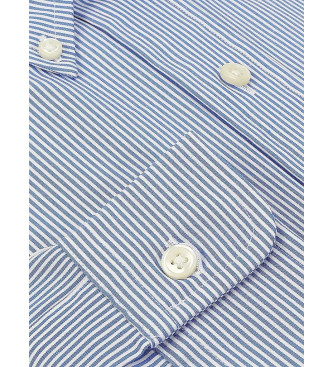 Polo Ralph Lauren Custom Fit overhemd blauw