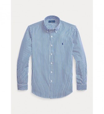 Polo Ralph Lauren Camisa Custom Fit de popelina elstica azul
