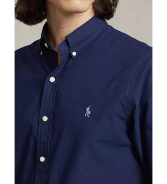 Polo Ralph Lauren Skrddarsydd marinbl skjorta