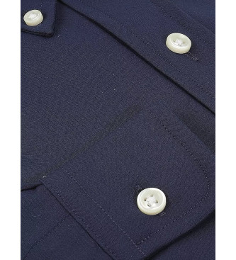 Polo Ralph Lauren Camisa azul-marinho de ajuste personalizado