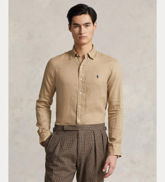 Polo Ralph Lauren Camisa Custom Fit marrn