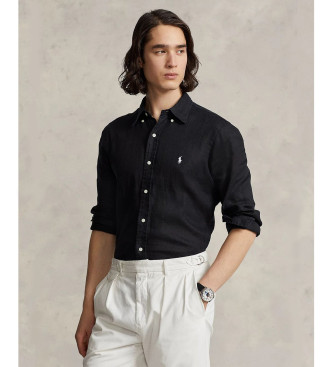 Polo Ralph Lauren Custom Fit Shirt schwarz