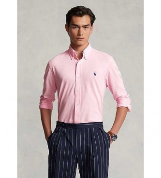 Polo Ralph Lauren Camisa pique rosa ultra-leve