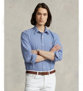 Polo Ralph Lauren Custom Fit Oxford Hemd blau