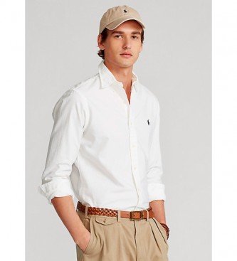 Ralph Lauren Camisa Oxford personalizada em branco