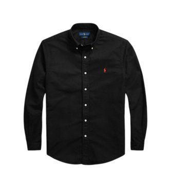 Polo Ralph Lauren Camicia Oxford nera su misura
