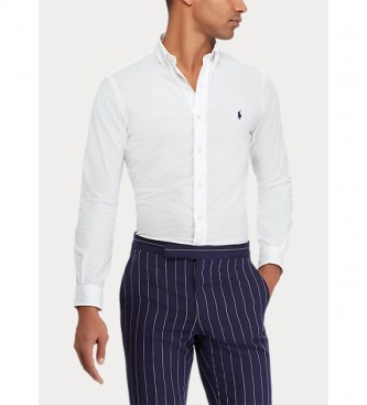 Ralph Lauren Camicia bianca slim fit in popeline - Esdemarca Store moda,  calzature e accessori - migliori marche di scarpe e scarpe firmate