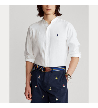 Polo Ralph Lauren Camicia in lino bianca slim fit