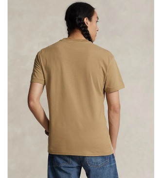 Polo Ralph Lauren T-shirt med beige logo