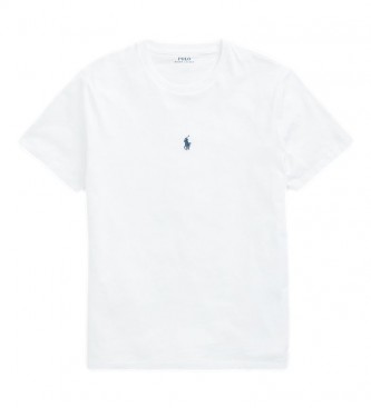 Ralph Lauren T-shirt Polo Slim personalizada branca