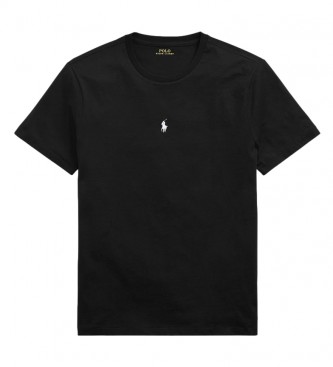 Ralph Lauren T-shirt Polo Slim personalizada preta 