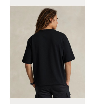 Polo Ralph Lauren T-shirt in cotone vestibilit comoda Big Pony Nera