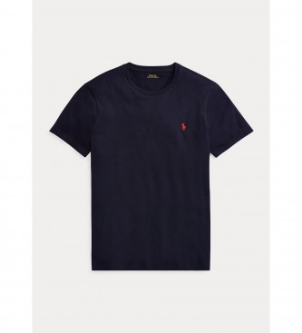 Ralph Lauren SSCNM2 Camiseta de Algodão da Marinha