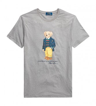 Polo Ralph Lauren Camiseta de punto con Polo Bear gris