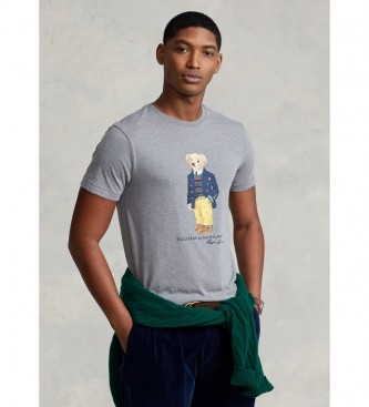 Polo Ralph Lauren Camiseta de punto con Polo Bear gris