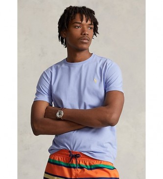 Polo Ralph Lauren T-shirt en tricot Slim Fit personnalis bleu 
