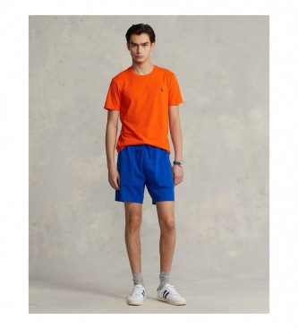 Ralph Lauren T-shirt arancione personalizzata in maglia slim fit