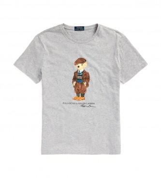 Polo Ralph Lauren Slim fit grijs gebreid T-shirt