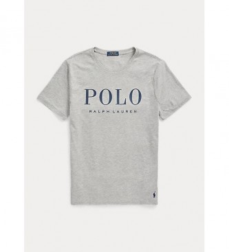 Polo Ralph Lauren T-shirt en maille gris  coupe troite