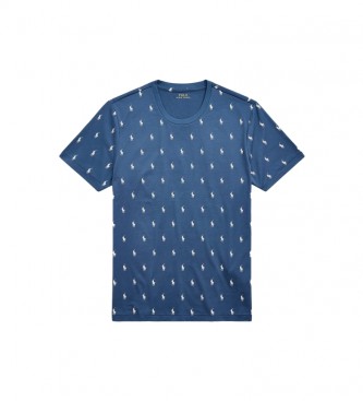 Ralph Lauren T-shirt stampata blu
