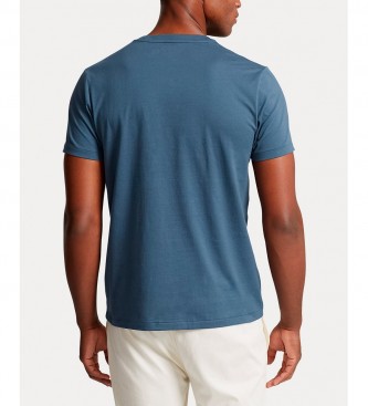 Polo Ralph Lauren Majica z logotipom modra