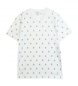 Polo Ralph Lauren Logotipos brancos da T-shirt