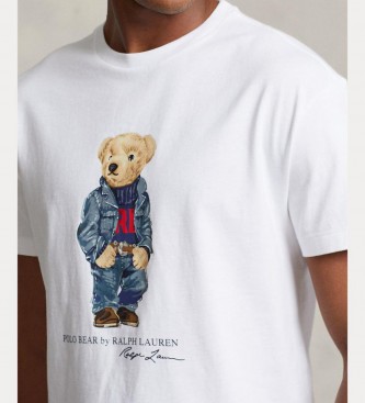 Polo Ralph Lauren Bear Klassiek Fit Poloshirt Wit