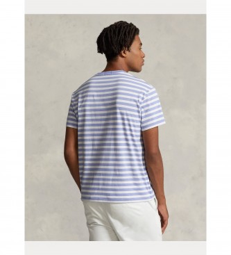 Polo Ralph Lauren Blue, White Striped T-shirt