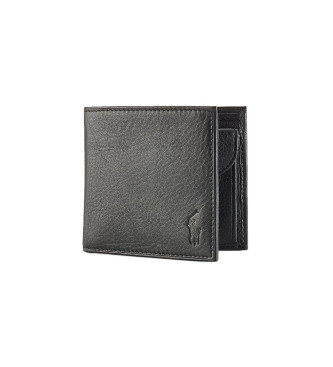 Polo Ralph Lauren Pebble leather wallet black