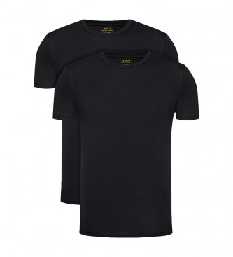Ralph Lauren Lot de 2 T-shirts Crew classiques noirs
