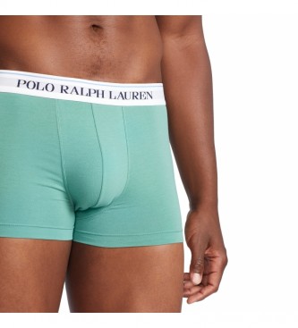 Polo Ralph Lauren Lot de 3 Boxers Classic Trunk vert, bleu, rose