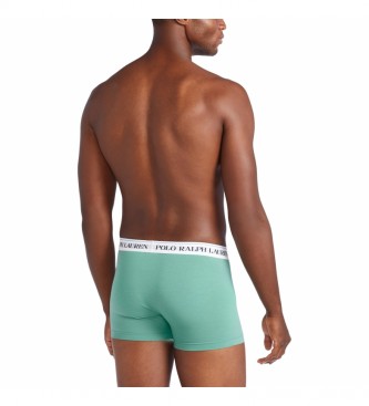 Polo Ralph Lauren Lot de 3 Boxers Classic Trunk vert, bleu, rose