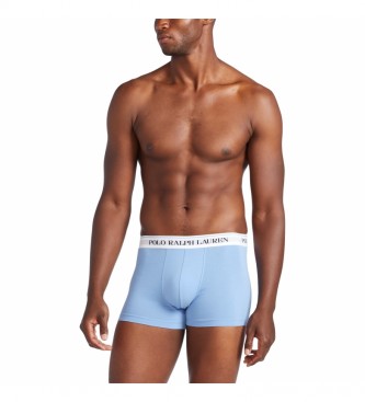 Polo Ralph Lauren Lot de 3 Boxers Classic Trunk vert, bleu, rose