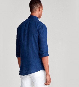 Ralph Lauren Camisa custom azul